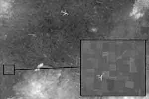 Фотодневник. Снимок атакованного самолета Boeng. 