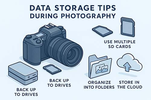 Как сохранить данные при фото и видеосъёмке